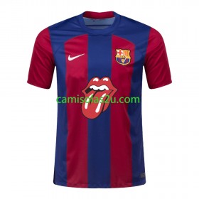 Camisolas de futebol FC Barcelona Rolling Stones Equipamento Principal 2023/24 Manga Curta